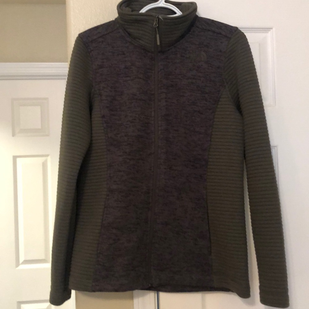 NorthFace Olive Zip Up jacket